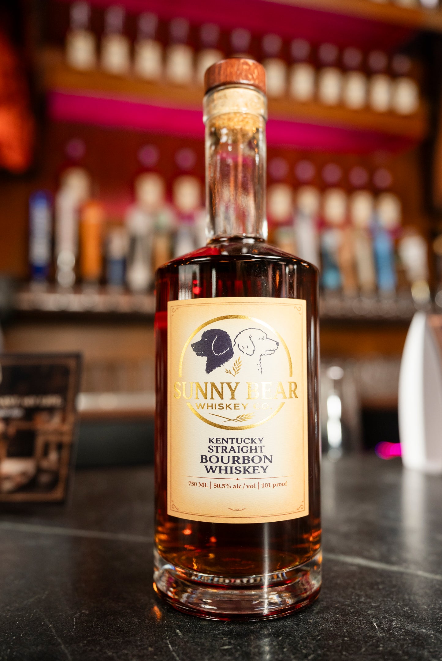 Kentucky Straight Bourbon Whiskey Bottle